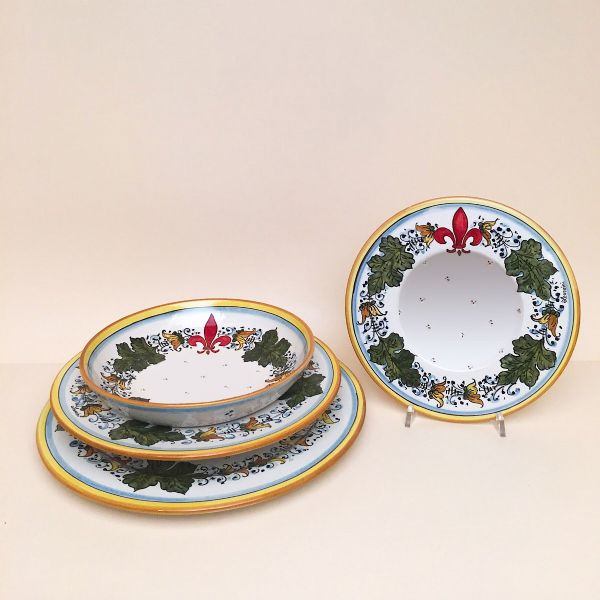 DINNERWARE SET; DESIGN: CAFAGGIOLO VERDE